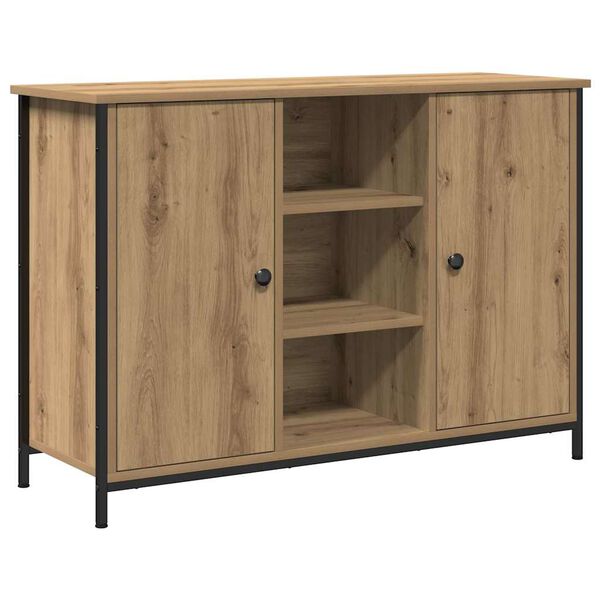 vidaXL Sideboard Artisan-Eiche 100 x 35 x 70 cm