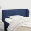 vidaXL Kopfteil mit Ohren Blau 83x23x78/88 cm Stoff