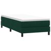 vidaXL Boxspringbett ohne Matratze Dunkelgr&uuml;n 80x210 cm Samt