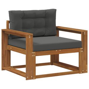 vidaXL Outdoor Mittelsofa Massivholz Akazie Natur