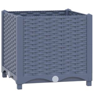 vidaXL Hochbeet 40x40x38 cm Polypropylen