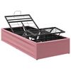 vidaXL Elektrisch verstellbares Bettgestell Rosa 200 x 70 x 33,5 cm