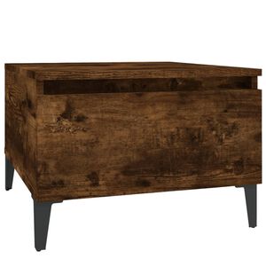 vidaXL Beistelltisch R&auml;uchereiche 50x46x35 cm Holzwerkstoff