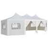vidaXL Pavillon-Stoff Wei&szlig; 448 x 320 cm Polyester