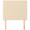vidaXL Kopfteil Creme 90x5x118/128 cm Stoff