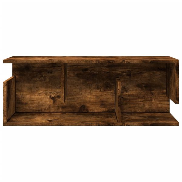 vidaXL Wandschrank 80x20x30 cm R&auml;uchereiche Holzwerkstoff
