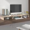 vidaXL Monitorst&auml;nder 80x24x10,5 cm Massivholz Kiefer