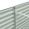 vidaXL Garten-Hochbeet 320x80x81 cm Verzinkter Stahl Grau