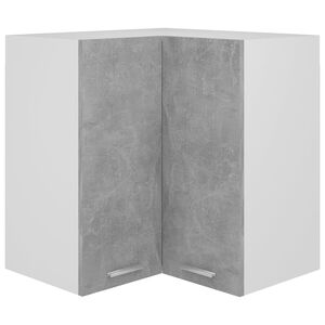 vidaXL Eckh&auml;ngeschrank Lyon Betongrau 57x57x60 cm Holzwerkstoff