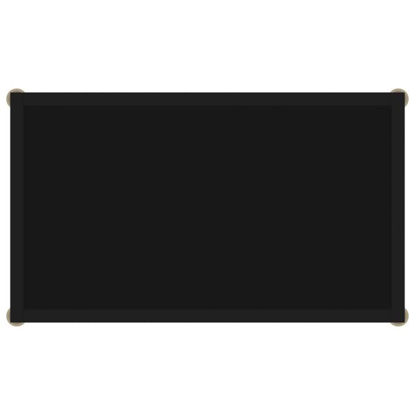 vidaXL Konsolentisch Schwarz 60x35x75 cm Hartglas