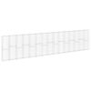 vidaXL Gabionenwand mit Abdeckung Verzinkter Stahl 900x30x200 cm