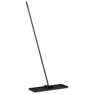 vidaXL Garten Nivellierrechen Schwarz Pulverbeschichteter Stahl