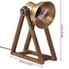 vidaXL Schreibtischlampe 25 W Antik-Messing 30x17x40 cm E27