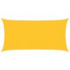 vidaXL Sonnensegel 160 g/m&sup2; Gelb 2x4 m HDPE