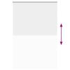 vidaXL Verdunkelungsrollo Wei&szlig; 160x210cm Stoffbreite 156,6cm Polyester