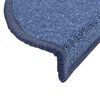 vidaXL Stufenmatten 15 Stk. 56x17x3 cm Blau Halbrund
