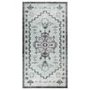 vidaXL Outdoor-Teppich Flachgewebe 80x150 cm Gr&uuml;n und Grau