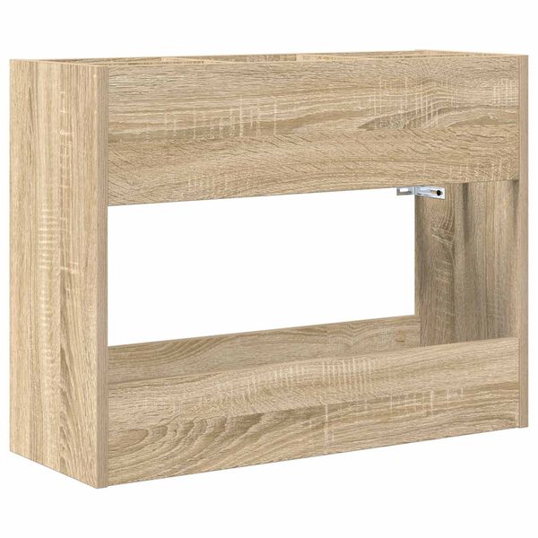 vidaXL Sonnenschirmhalter Sonoma-Eiche 65 x 24 x 50 cm Holzwerkstoff