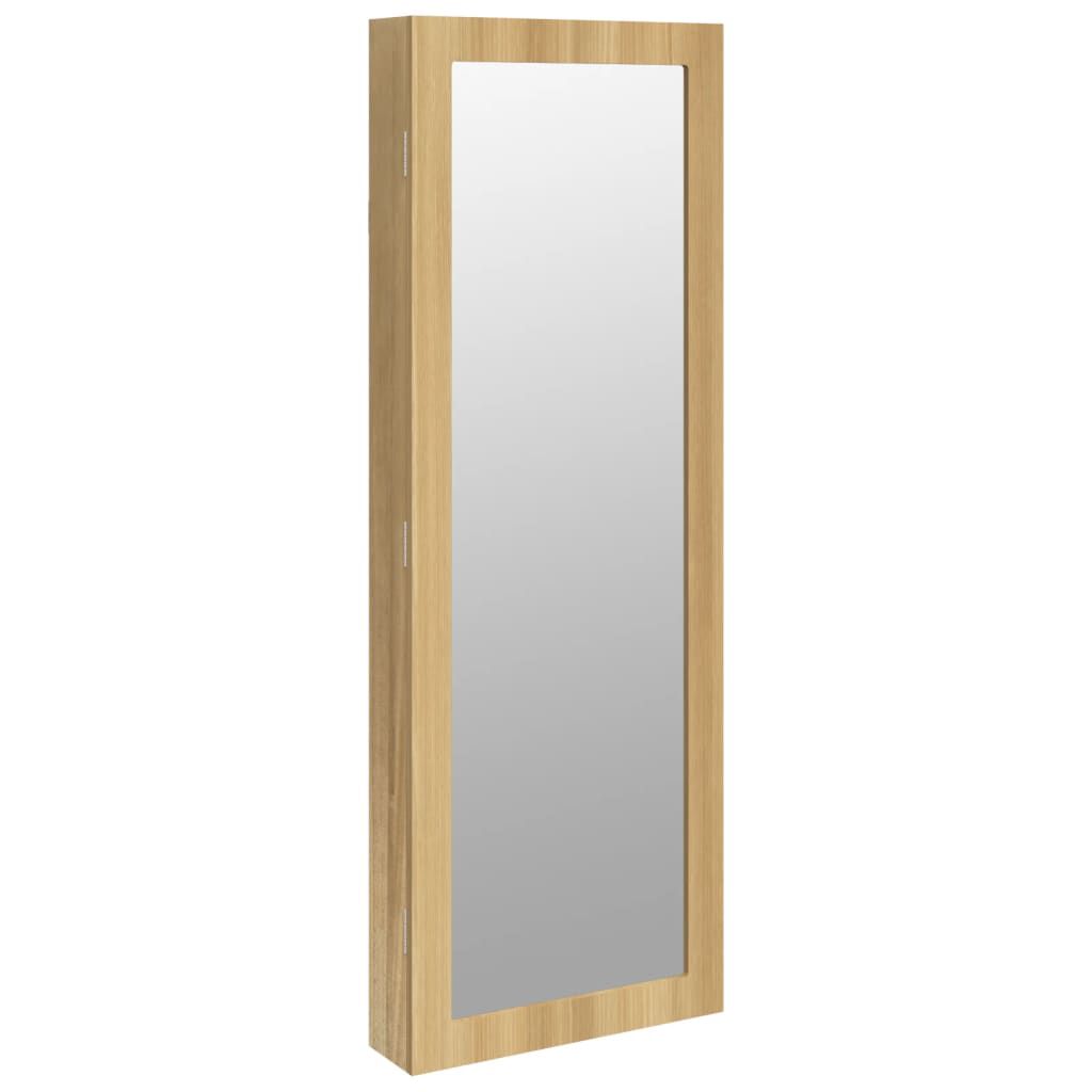 Eramaix Abschließbarer Schmuckschrank Mit Spiegel – 41x38x140 Cm, MDF, Schwarz/weiß, Mit Vielen Fächern