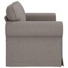 vidaXL Sofa Taupe 155 x 82 x 80 cm Stoff