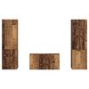 vidaXL TV-Schrankset 5 pcs Altholz Holzwerkstoff