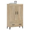 vidaXL Highboard Sonoma-Eiche 70x31x115 cm Holzwerkstoff