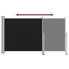 vidaXL Ausziehbare Seitenmarkise 140x300 cm Schwarz
