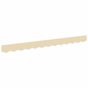 vidaXL Markisensch&uuml;rzen-Ersatz Creme Streifen 230 x 20 cm Polyester
