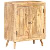 vidaXL Sideboard 60x35x76 cm Raues Mangoholz