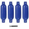 vidaXL Bootsfender 4 Stk. Blau 41 x 11,5 cm PVC