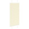 vidaXL Plissee Creme 55x150 cm Stoffbreite 54,4 cm Polyester