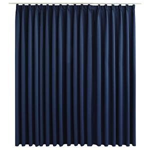 vidaXL Verdunkelungsvorhang mit Haken Blau 290 x 245 cm