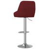 vidaXL Barhocker 2 Stk. Weinrot Stoff