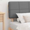 vidaXL Bettgestell mit gepolstertem Kopfteil Hellgrau 80 x 200 cm