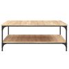 vidaXL Couchtisch Sonoma-Eiche 100x100x40 cm Holzwerkstoff