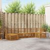 vidaXL Sofagarnituren 7 pcs Natur Massivholz Akazie