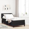 vidaXL Boxspringbett mit Matratze Schwarz 90 x 200 cm Samt