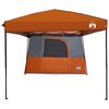 vidaXL Camping-Zelt-Set mit Dach 2 pcs Orange Taffeta und Stoff