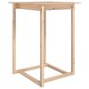 vidaXL Bartisch 80x80x110 cm Massivholz Kiefer