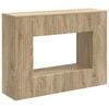 vidaXL Konsolentisch Sonoma-Eiche 101 x 29 x 74 cm Holzwerkstoff