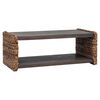 vidaXL Couchtisch Natur 90 x 45 x 35 cm Massives Mahagoni Holz