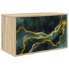 vidaXL Wandmontierter TV-Schrank WIJHE 69 x 33 x 40 cm Sonoma-Eiche