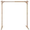 vidaXL Hochzeitsbogen Hellbraun 225 x 95 x 226 cm Massivholz Kiefer
