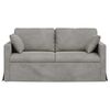vidaXL Sofa Hellgrau Gesamtabmessungen: 158 x 78 x 80 cm (B x T x H)