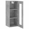 vidaXL Wandschrank Betongrau 34,5x34x90 cm