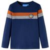 Kinder-Langarmshirt Marineblau 116