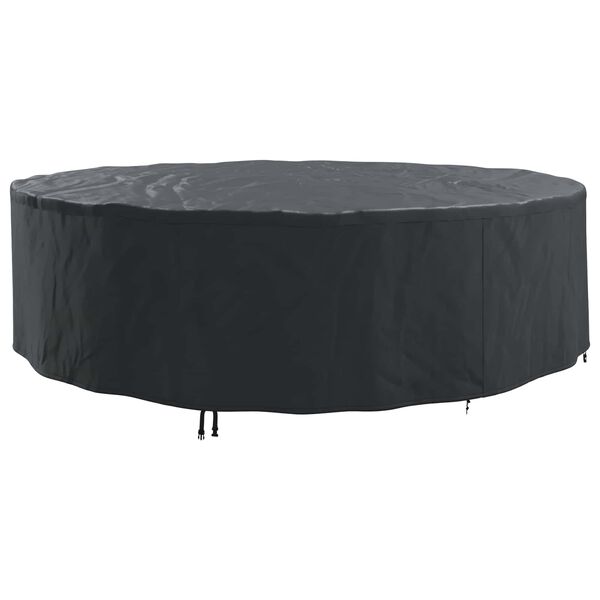 vidaXL Gartenm&ouml;belabdeckung Schwarz 320 x 320 x 71 cm 600D-Gewebe