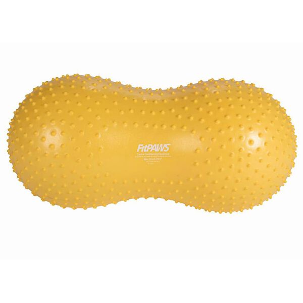 FitPAWS Balance-Kissen f&uuml;r Hunde Trax Peanut 40 cm Gelb