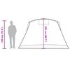 vidaXL Tunnel-Familienzelt 8 Personen Grün Wasserdicht
