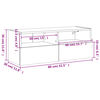 vidaXL TV-Wandschrank Grau Sonoma 80x30x30 cm Holzwerkstoff